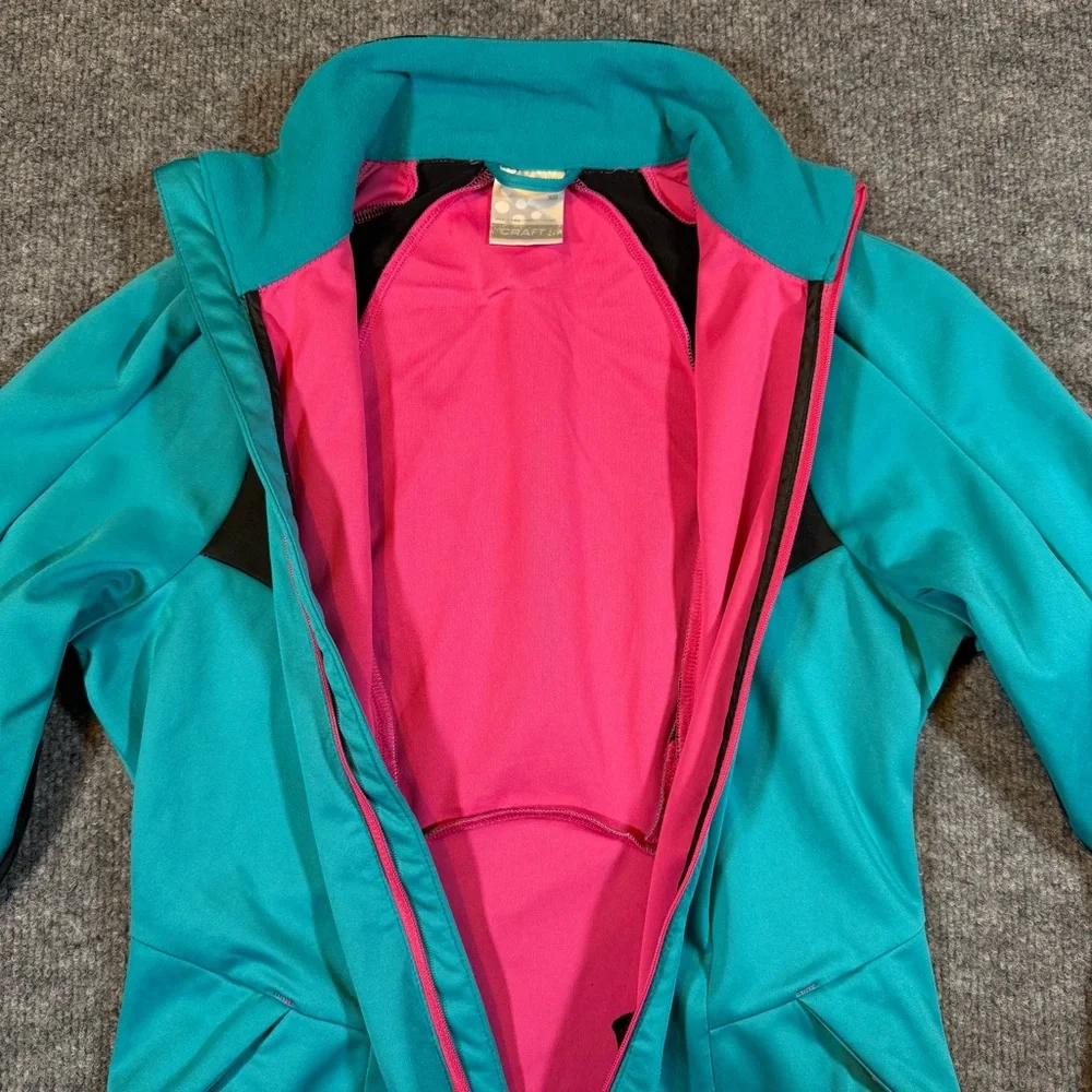 CRAFT Womens High Performance PXC Fleece Lined VentAir Winter Jacket XS Blue - Picture 4 of 13